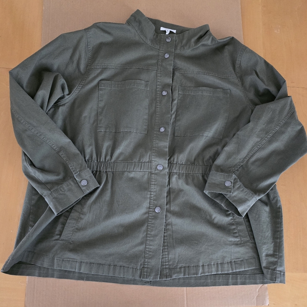 Maurices Women's Dark Green Military Jacket